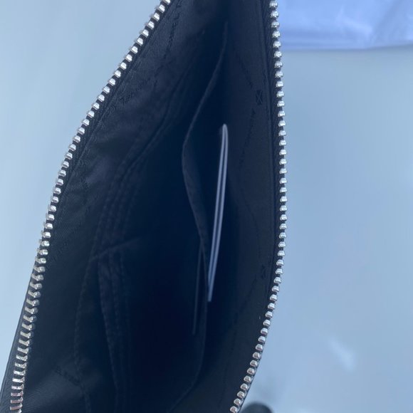 Michael Kors MK JST Logo XL Zip Wristlet Clutch - BLACK - Picture 7 of 7